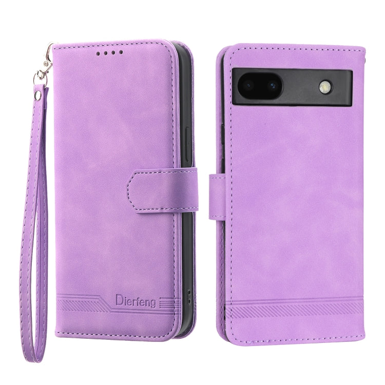 Purple TPU + PU leather phone case with wrist strap, magnetic flap, and camera cutout