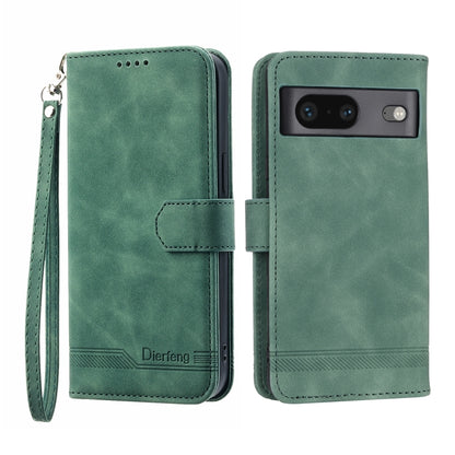 Green TPU + PU leather phone case with wrist strap, magnetic flap, and camera cutout