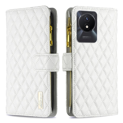 Diamond Lattice Zipper Wallet Leather Flip Phone Case, For vivo Y02 4G, For Xiaomi Redmi 12C, For Xiaomi Redmi K60 / K60 Pro, For Xiaomi Redmi Note 12 Pro+ Global, For Xiaomi Redmi Note 12 Pro 5G Global, For Xiaomi Redmi Note 12 Global