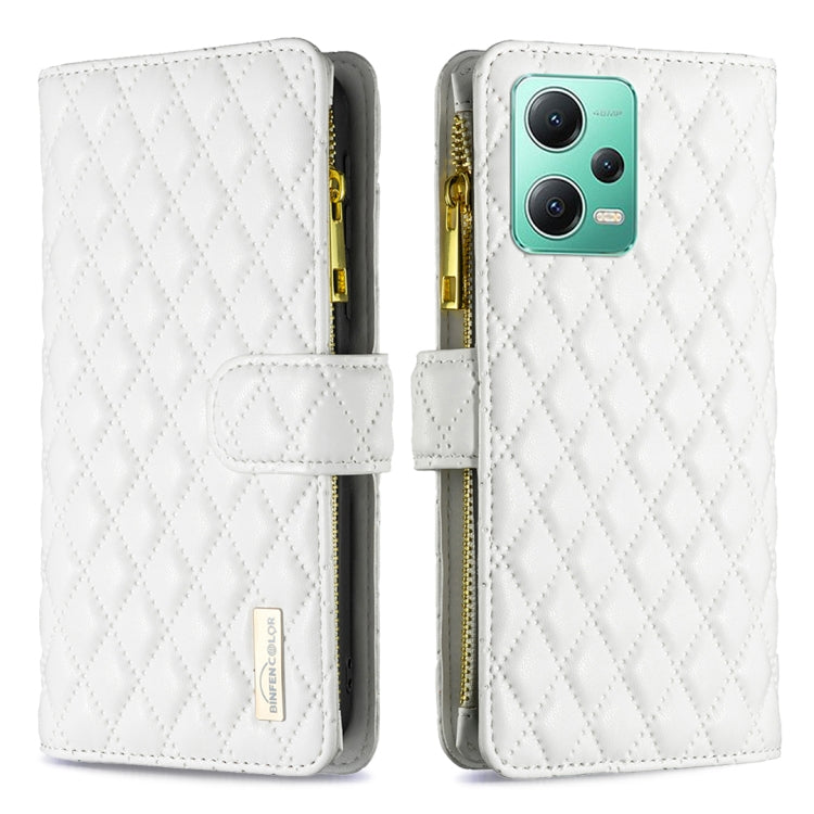 Diamond Lattice Zipper Wallet Leather Flip Phone Case, For vivo Y02 4G, For Xiaomi Redmi 12C, For Xiaomi Redmi K60 / K60 Pro, For Xiaomi Redmi Note 12 Pro+ Global, For Xiaomi Redmi Note 12 Pro 5G Global, For Xiaomi Redmi Note 12 Global