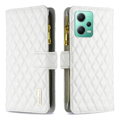 Diamond Lattice Zipper Wallet Leather Flip Phone Case, For vivo Y02 4G, For Xiaomi Redmi 12C, For Xiaomi Redmi K60 / K60 Pro, For Xiaomi Redmi Note 12 Pro+ Global, For Xiaomi Redmi Note 12 Pro 5G Global, For Xiaomi Redmi Note 12 Global