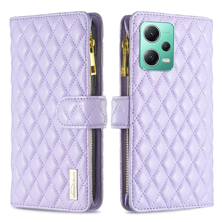 Diamond Lattice Zipper Wallet Leather Flip Phone Case, For vivo Y02 4G, For Xiaomi Redmi 12C, For Xiaomi Redmi K60 / K60 Pro, For Xiaomi Redmi Note 12 Pro+ Global, For Xiaomi Redmi Note 12 Pro 5G Global, For Xiaomi Redmi Note 12 Global
