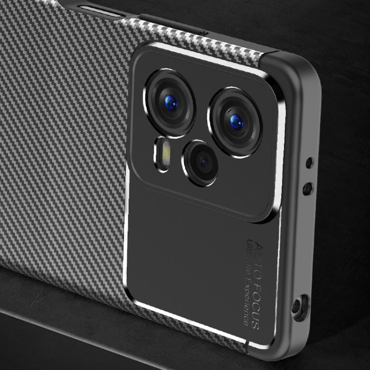 Carbon Fiber Texture Shockproof TPU Phone Case, For Xiaomi Redmi Note 12 Global/Poco X5
