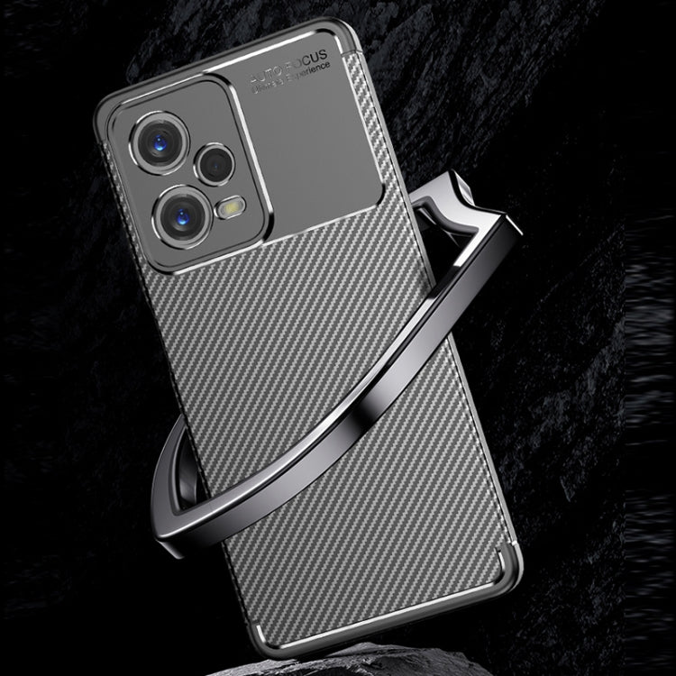 Carbon Fiber Texture Shockproof TPU Phone Case, For Xiaomi Redmi Note 12 Global/Poco X5