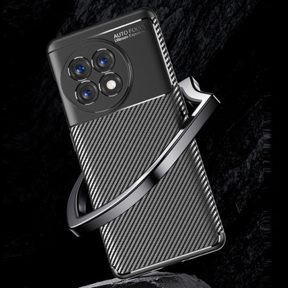 Carbon fiber TPU phone case with ring stand, for OnePlus Ace 2 5G/11R