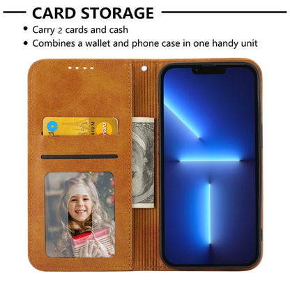 Brown wallet phone case with card slots and cash pocket