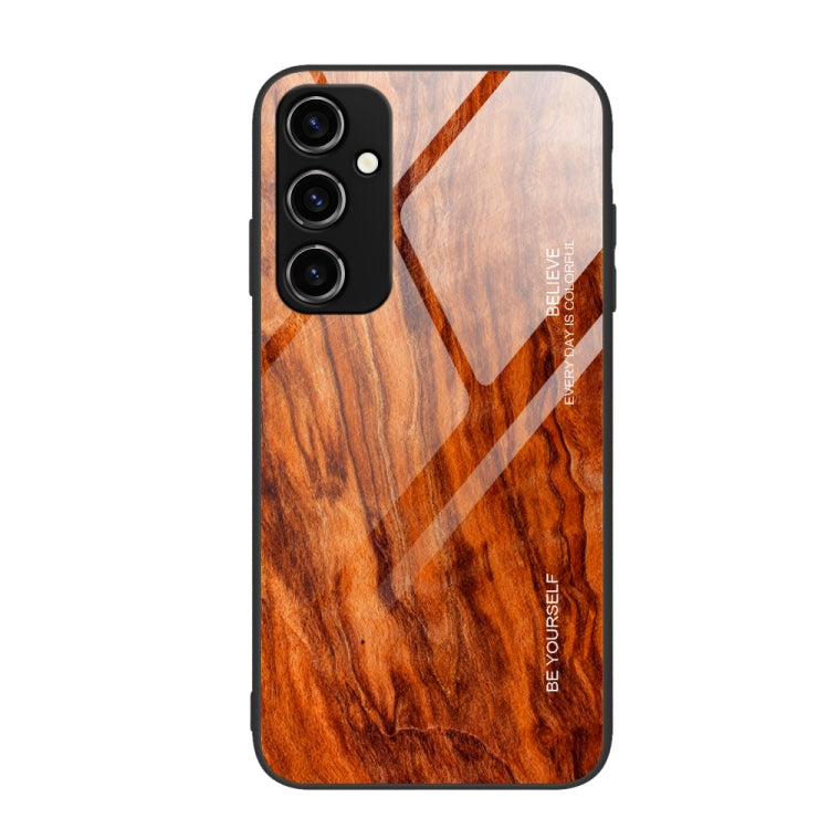 Wood Grain Glass Phone Case, For Xiaomi Redmi 12C, For Xiaomi Redmi K60/K60 Pro, For Xiaomi Redmi K60E, For Samsung Galaxy A04e, For Samsung Galaxy A14 5G, For Samsung Galaxy A34 5G, For Samsung Galaxy A54 5G