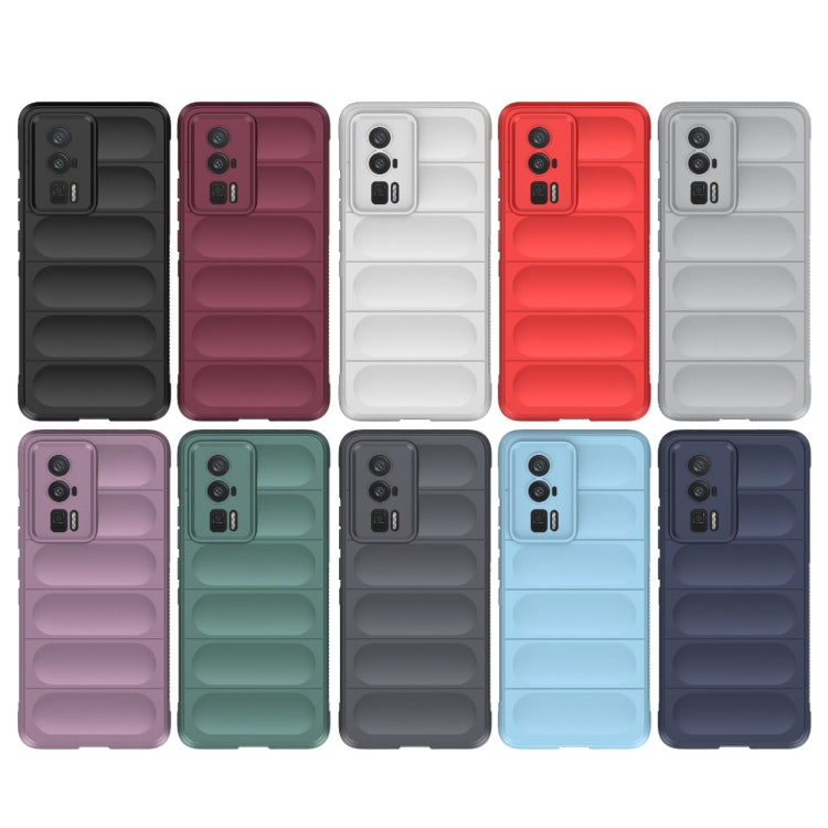 Magic Shield TPU + flannel phone case set, assorted colors