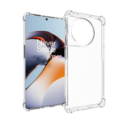 Clear TPU phone case with raised bezel and camera cutout for everyday protection