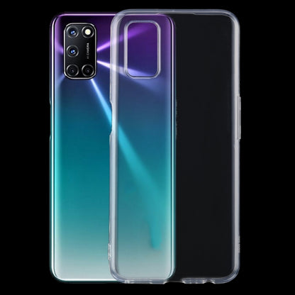 Transparent ultra-thin TPU phone case with camera cutout and raised edges