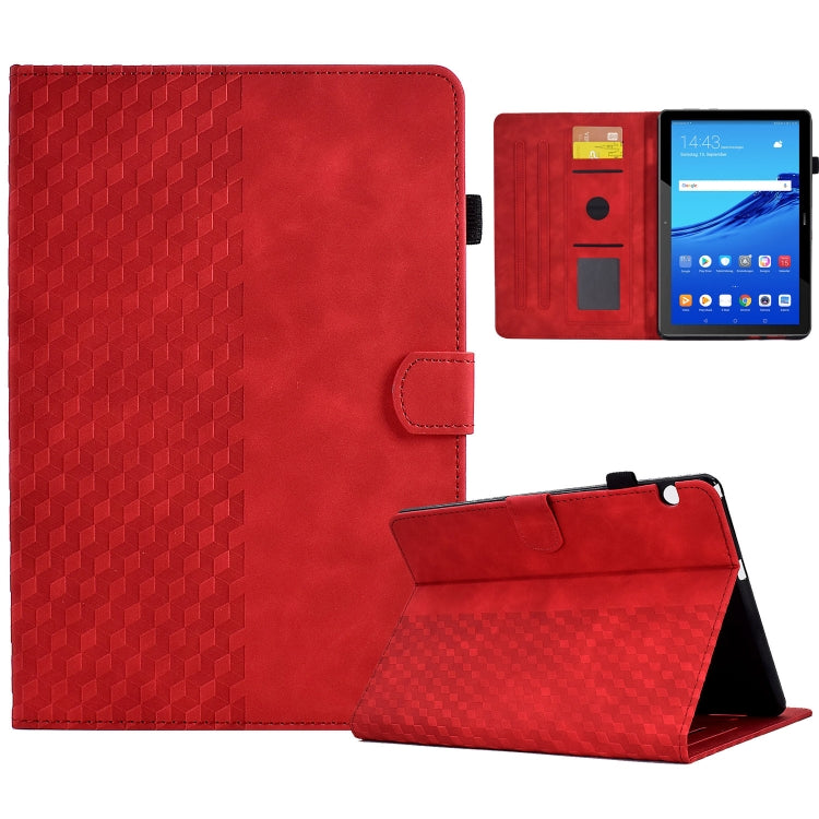 Rhombus Embossed Leather Smart Tablet Case, For Huawei MatePad T5 10.0, For Huawei MatePad T10 / T10S / Honor Tablet 6, For Lenovo Tab M10 2nd TB-X306F/X306X, For Lenovo Tab M10 / M10 Plus FHD X606F, For Lenovo Tab M10 Plus Gen 3                       ...