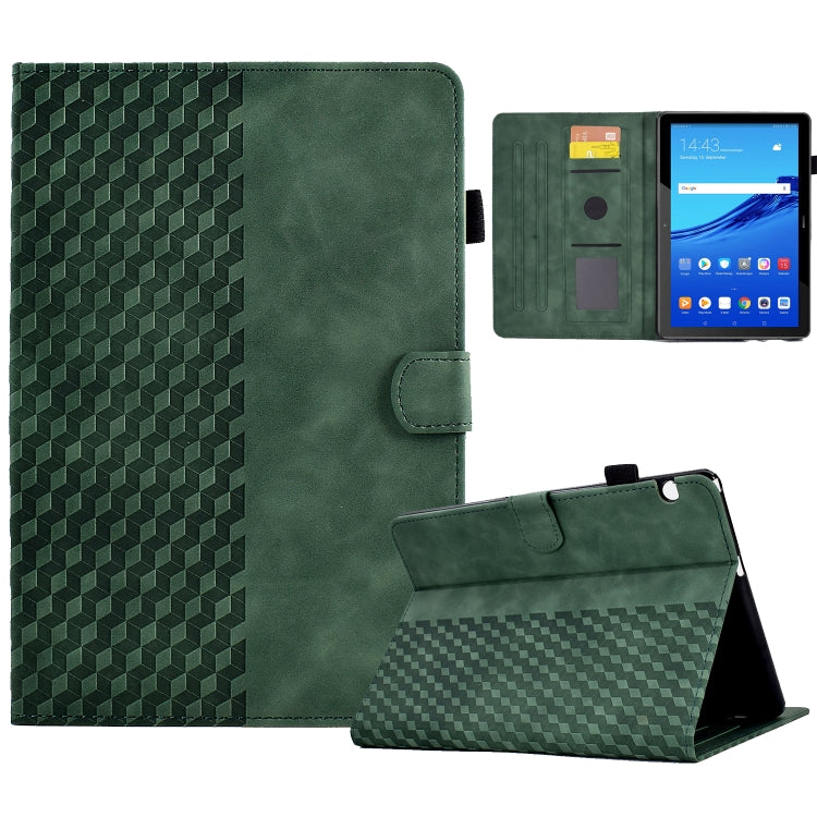 Rhombus Embossed Leather Smart Tablet Case, For Huawei MatePad T5 10.0, For Huawei MatePad T10 / T10S / Honor Tablet 6, For Lenovo Tab M10 2nd TB-X306F/X306X, For Lenovo Tab M10 / M10 Plus FHD X606F, For Lenovo Tab M10 Plus Gen 3                       ...