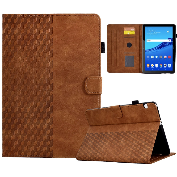Rhombus Embossed Leather Smart Tablet Case, For Huawei MatePad T5 10.0, For Huawei MatePad T10 / T10S / Honor Tablet 6, For Lenovo Tab M10 2nd TB-X306F/X306X, For Lenovo Tab M10 / M10 Plus FHD X606F, For Lenovo Tab M10 Plus Gen 3                       ...