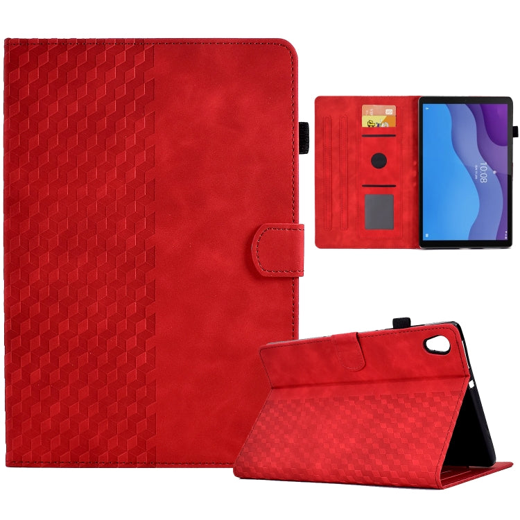 Rhombus Embossed Leather Smart Tablet Case, For Huawei MatePad T5 10.0, For Huawei MatePad T10 / T10S / Honor Tablet 6, For Lenovo Tab M10 2nd TB-X306F/X306X, For Lenovo Tab M10 / M10 Plus FHD X606F, For Lenovo Tab M10 Plus Gen 3                       ...