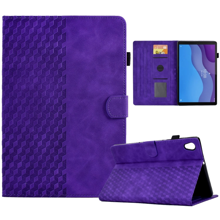 Rhombus Embossed Leather Smart Tablet Case, For Huawei MatePad T5 10.0, For Huawei MatePad T10 / T10S / Honor Tablet 6, For Lenovo Tab M10 2nd TB-X306F/X306X, For Lenovo Tab M10 / M10 Plus FHD X606F, For Lenovo Tab M10 Plus Gen 3                       ...