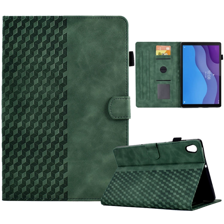 Rhombus Embossed Leather Smart Tablet Case, For Huawei MatePad T5 10.0, For Huawei MatePad T10 / T10S / Honor Tablet 6, For Lenovo Tab M10 2nd TB-X306F/X306X, For Lenovo Tab M10 / M10 Plus FHD X606F, For Lenovo Tab M10 Plus Gen 3                       ...