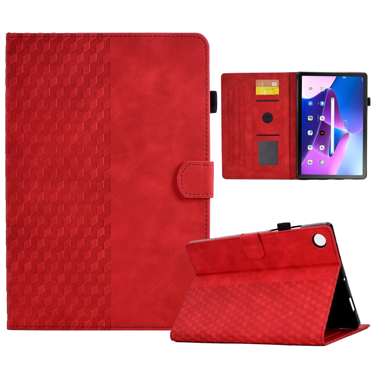 Rhombus Embossed Leather Smart Tablet Case, For Huawei MatePad T5 10.0, For Huawei MatePad T10 / T10S / Honor Tablet 6, For Lenovo Tab M10 2nd TB-X306F/X306X, For Lenovo Tab M10 / M10 Plus FHD X606F, For Lenovo Tab M10 Plus Gen 3                       ...