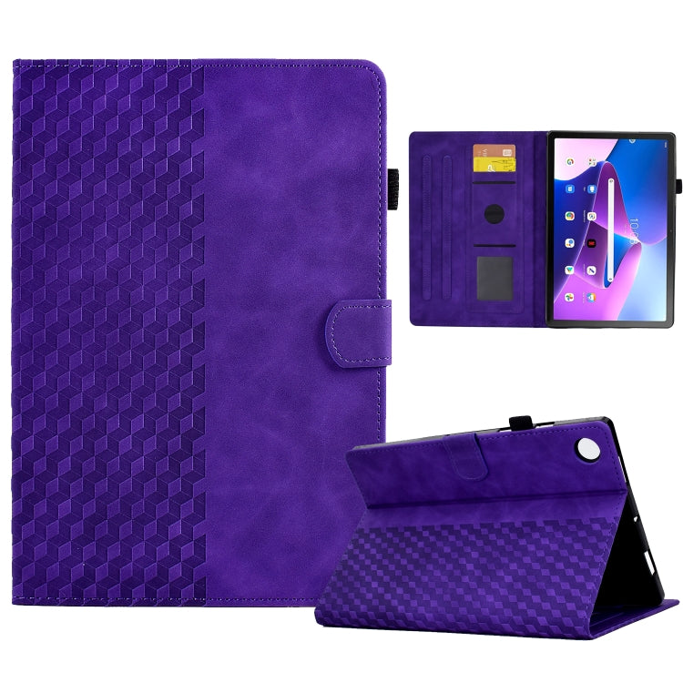 Rhombus Embossed Leather Smart Tablet Case, For Huawei MatePad T5 10.0, For Huawei MatePad T10 / T10S / Honor Tablet 6, For Lenovo Tab M10 2nd TB-X306F/X306X, For Lenovo Tab M10 / M10 Plus FHD X606F, For Lenovo Tab M10 Plus Gen 3                       ...