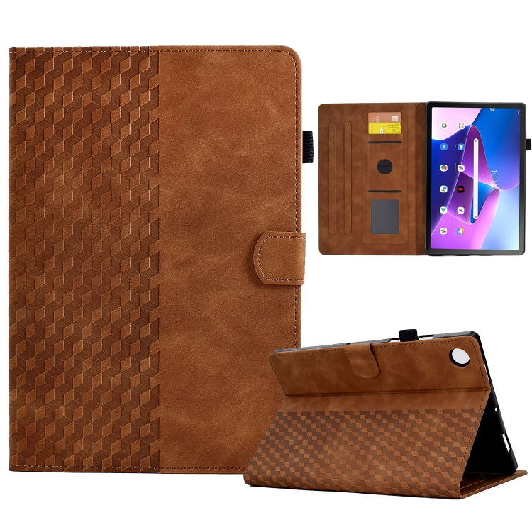 Rhombus Embossed Leather Smart Tablet Case, For Huawei MatePad T5 10.0, For Huawei MatePad T10 / T10S / Honor Tablet 6, For Lenovo Tab M10 2nd TB-X306F/X306X, For Lenovo Tab M10 / M10 Plus FHD X606F, For Lenovo Tab M10 Plus Gen 3                       ...