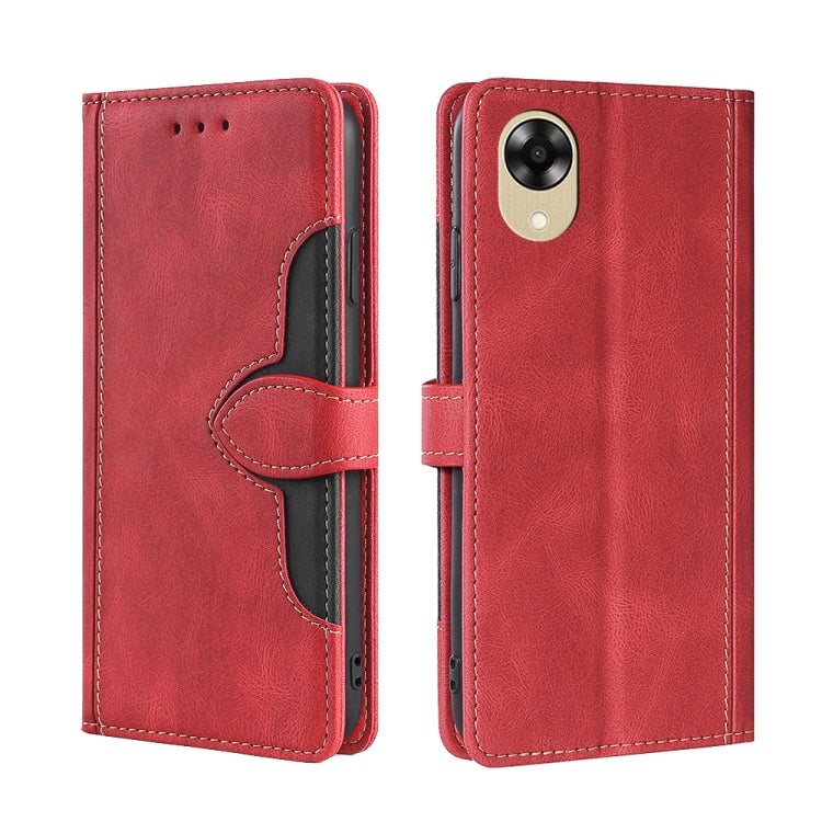 Skin Feel Magnetic Buckle Leather Phone Case, For Motorola Moto E13 4G, For OPPO A17k, For OPPO Reno8 T 4G, For Xiaomi Poco X5 Pro / Redmi Note 12 Pro Speed, For Honor X9a 5G