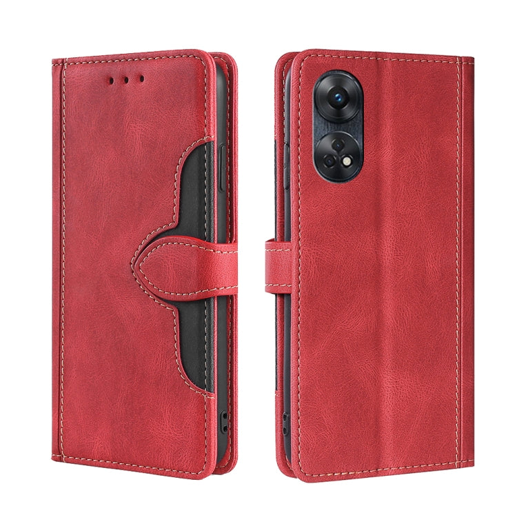 Skin Feel Magnetic Buckle Leather Phone Case, For Motorola Moto E13 4G, For OPPO A17k, For OPPO Reno8 T 4G, For Xiaomi Poco X5 Pro / Redmi Note 12 Pro Speed, For Honor X9a 5G
