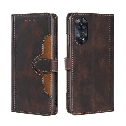 Skin Feel Magnetic Buckle Leather Phone Case, For Motorola Moto E13 4G, For OPPO A17k, For OPPO Reno8 T 4G, For Xiaomi Poco X5 Pro / Redmi Note 12 Pro Speed, For Honor X9a 5G