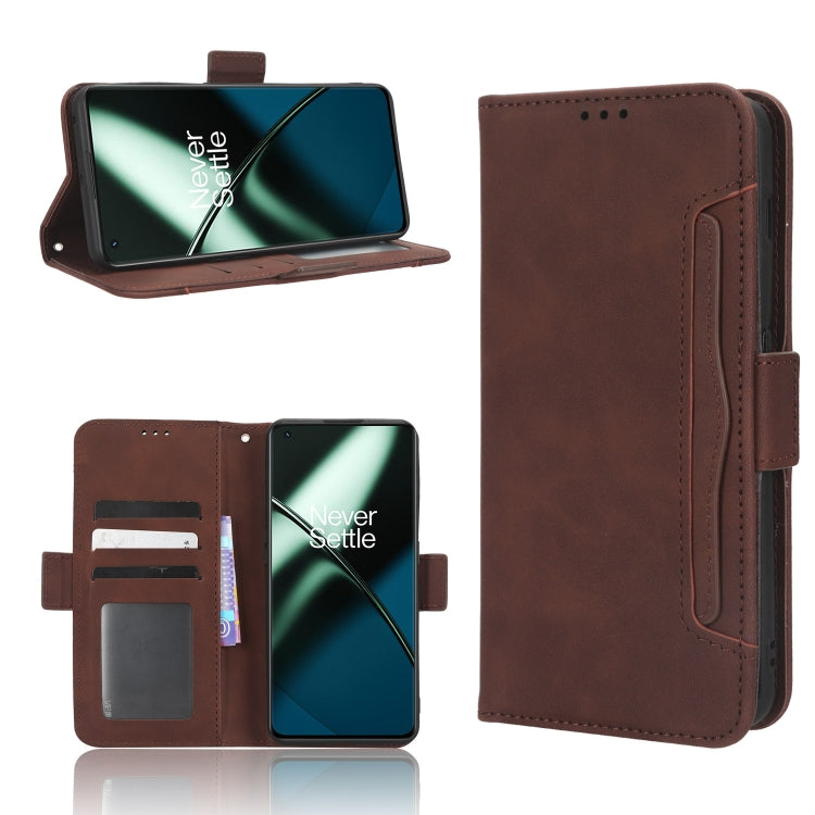 Skin Feel Calf Texture Card Slots Leather Phone Case, For Xiaomi Poco X5 5G / Redmi Note 12 5G, For OnePlus 11 5G, For ZTE Libero 5G III, For ZTE nubia Red Magic 8 Pro / 8 Pro+, For ZTE nubia Z50
