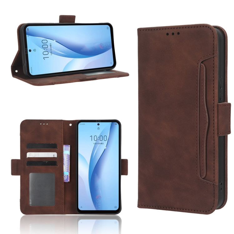 Skin Feel Calf Texture Card Slots Leather Phone Case, For Xiaomi Poco X5 5G / Redmi Note 12 5G, For OnePlus 11 5G, For ZTE Libero 5G III, For ZTE nubia Red Magic 8 Pro / 8 Pro+, For ZTE nubia Z50