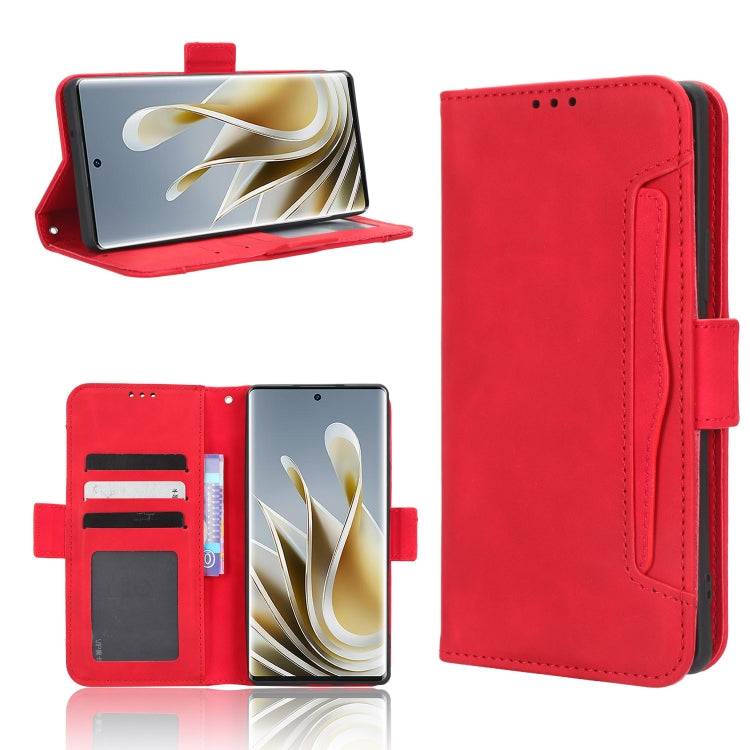 Skin Feel Calf Texture Card Slots Leather Phone Case, For Xiaomi Poco X5 5G / Redmi Note 12 5G, For OnePlus 11 5G, For ZTE Libero 5G III, For ZTE nubia Red Magic 8 Pro / 8 Pro+, For ZTE nubia Z50