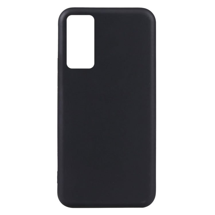 Black TPU phone case back with camera opening