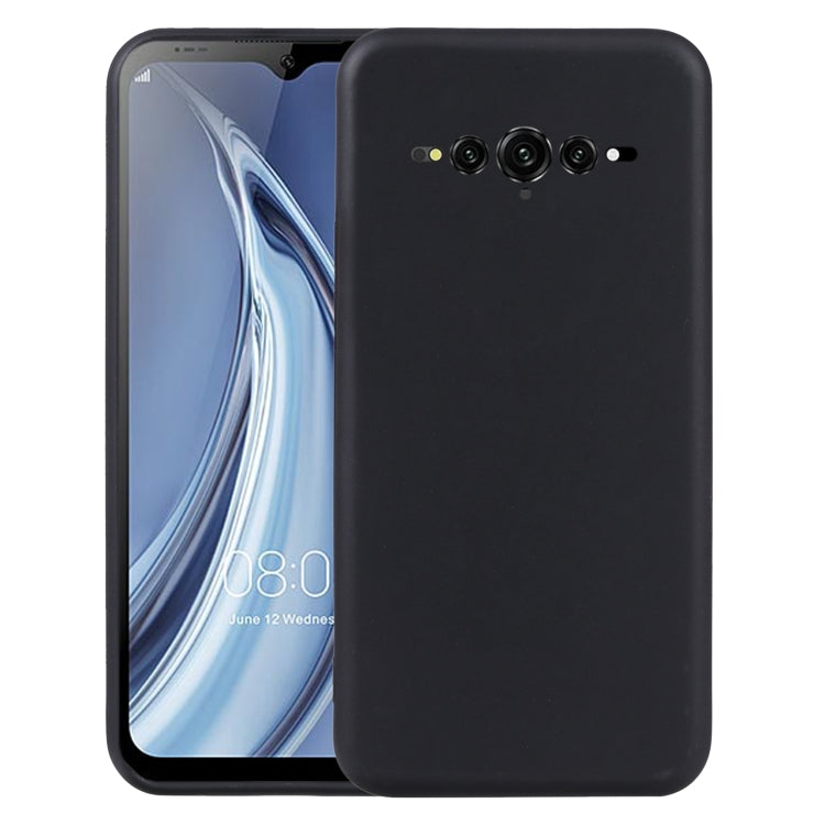 Black TPU phone case back with multi-camera cutouts and flash