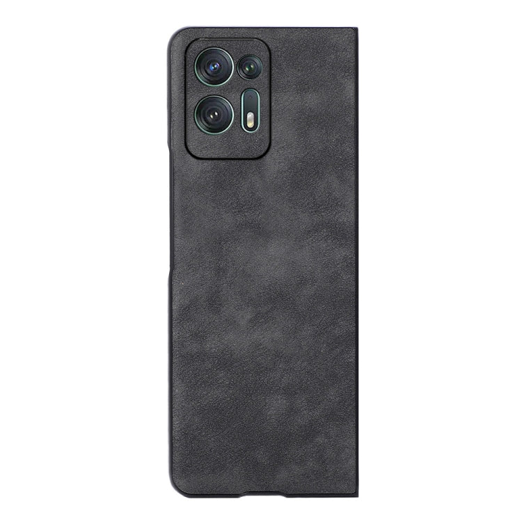 Black PU textured shockproof phone back case with camera lens openings