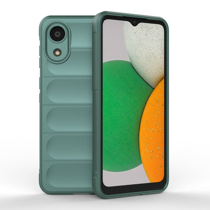 Teal TPU phone case with flannel lining and raised screen bezel