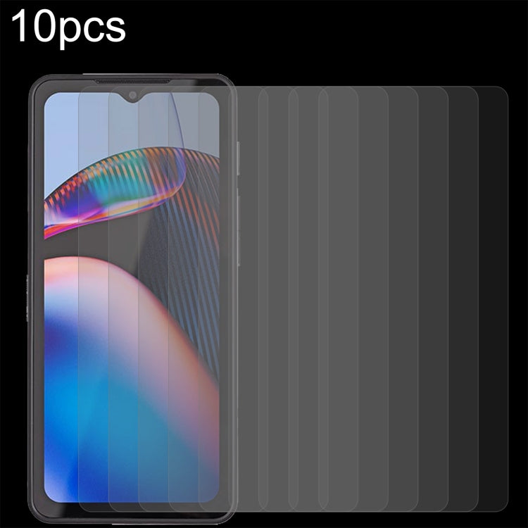 Tempered glass screen protector film set, clear 2.5D, for curved phone displays