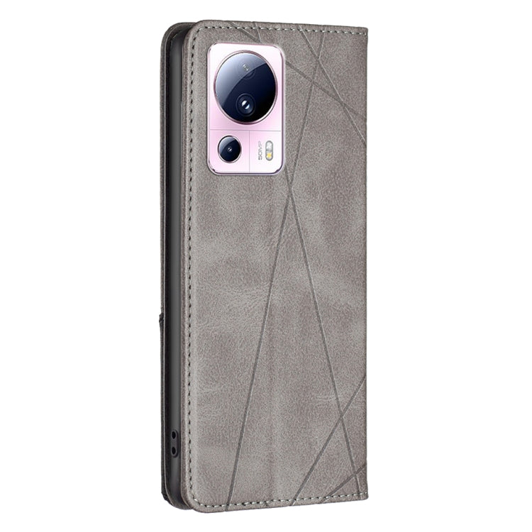 Prismatic Invisible Magnetic Leather Phone Case, For Xiaomi 13 Lite / Civi 2