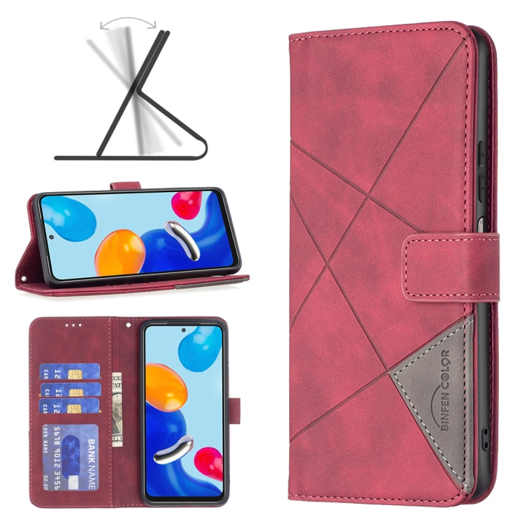 Magnetic Buckle Rhombus Texture Leather Phone Case, For Xiaomi Poco M6 4G / Redmi 13 4G, For Xiaomi Redmi Note 13 Pro 4G Global, For Xiaomi Poco M6 Pro 4G, For Xiaomi Redmi A3, For Xiaomi Redmi Note 13 4G Global, For Xiaomi Redmi K70E                  ...