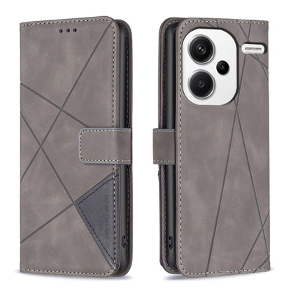 Magnetic Buckle Rhombus Texture Leather Phone Case, For Xiaomi Poco M6 4G / Redmi 13 4G, For Xiaomi Redmi Note 13 Pro 4G Global, For Xiaomi Poco M6 Pro 4G, For Xiaomi Redmi A3, For Xiaomi Redmi Note 13 4G Global, For Xiaomi Redmi K70E                  ...