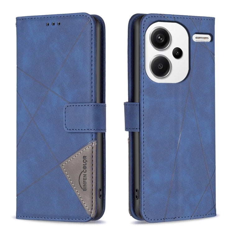 Magnetic Buckle Rhombus Texture Leather Phone Case, For Xiaomi Poco M6 4G / Redmi 13 4G, For Xiaomi Redmi Note 13 Pro 4G Global, For Xiaomi Poco M6 Pro 4G, For Xiaomi Redmi A3, For Xiaomi Redmi Note 13 4G Global, For Xiaomi Redmi K70E                  ...