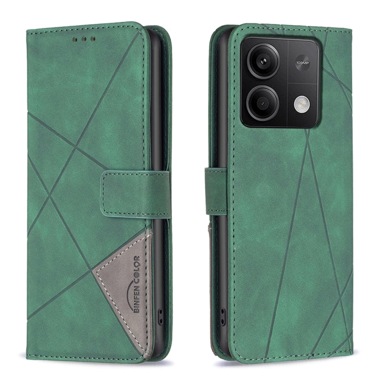Magnetic Buckle Rhombus Texture Leather Phone Case, For Xiaomi Poco M6 4G / Redmi 13 4G, For Xiaomi Redmi Note 13 Pro 4G Global, For Xiaomi Poco M6 Pro 4G, For Xiaomi Redmi A3, For Xiaomi Redmi Note 13 4G Global, For Xiaomi Redmi K70E                  ...