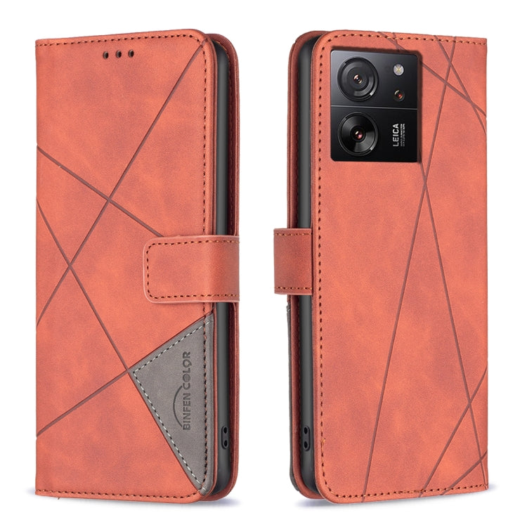 Magnetic Buckle Rhombus Texture Leather Phone Case, For Xiaomi Poco M6 4G / Redmi 13 4G, For Xiaomi Redmi Note 13 Pro 4G Global, For Xiaomi Poco M6 Pro 4G, For Xiaomi Redmi A3, For Xiaomi Redmi Note 13 4G Global, For Xiaomi Redmi K70E                  ...