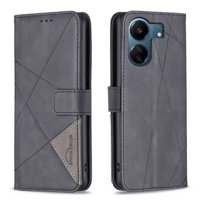 Magnetic Buckle Rhombus Texture Leather Phone Case, For Xiaomi Poco M6 4G / Redmi 13 4G, For Xiaomi Redmi Note 13 Pro 4G Global, For Xiaomi Poco M6 Pro 4G, For Xiaomi Redmi A3, For Xiaomi Redmi Note 13 4G Global, For Xiaomi Redmi K70E                  ...
