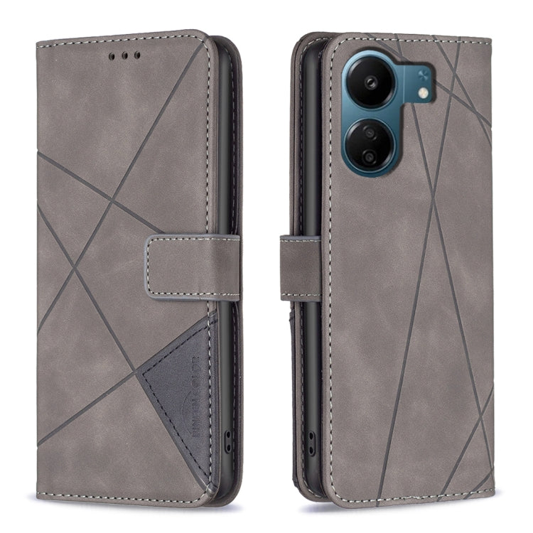 Magnetic Buckle Rhombus Texture Leather Phone Case, For Xiaomi Poco M6 4G / Redmi 13 4G, For Xiaomi Redmi Note 13 Pro 4G Global, For Xiaomi Poco M6 Pro 4G, For Xiaomi Redmi A3, For Xiaomi Redmi Note 13 4G Global, For Xiaomi Redmi K70E                  ...