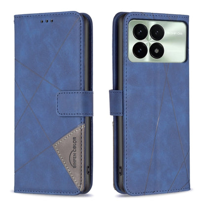 Magnetic Buckle Rhombus Texture Leather Phone Case, For Xiaomi Poco M6 4G / Redmi 13 4G, For Xiaomi Redmi Note 13 Pro 4G Global, For Xiaomi Poco M6 Pro 4G, For Xiaomi Redmi A3, For Xiaomi Redmi Note 13 4G Global, For Xiaomi Redmi K70E                  ...