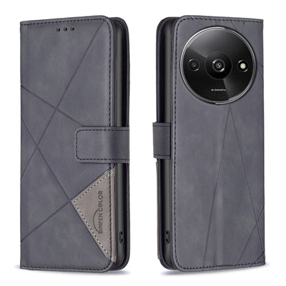 Magnetic Buckle Rhombus Texture Leather Phone Case, For Xiaomi Poco M6 4G / Redmi 13 4G, For Xiaomi Redmi Note 13 Pro 4G Global, For Xiaomi Poco M6 Pro 4G, For Xiaomi Redmi A3, For Xiaomi Redmi Note 13 4G Global, For Xiaomi Redmi K70E                  ...