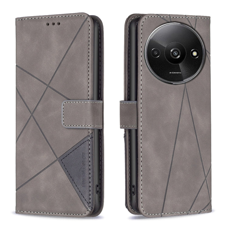 Magnetic Buckle Rhombus Texture Leather Phone Case, For Xiaomi Poco M6 4G / Redmi 13 4G, For Xiaomi Redmi Note 13 Pro 4G Global, For Xiaomi Poco M6 Pro 4G, For Xiaomi Redmi A3, For Xiaomi Redmi Note 13 4G Global, For Xiaomi Redmi K70E                  ...