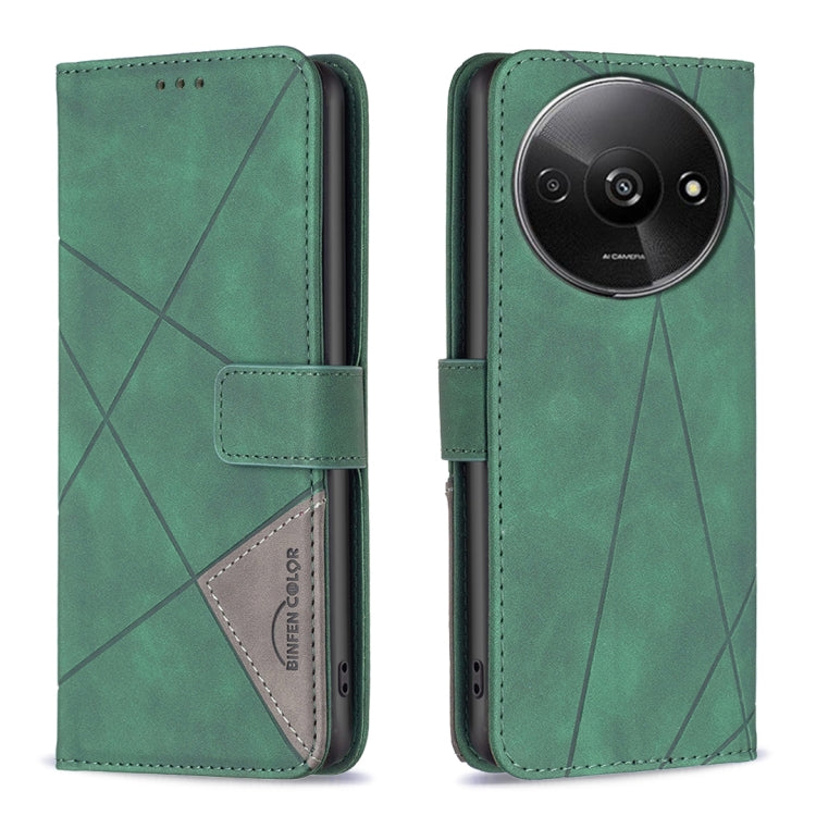 Magnetic Buckle Rhombus Texture Leather Phone Case, For Xiaomi Poco M6 4G / Redmi 13 4G, For Xiaomi Redmi Note 13 Pro 4G Global, For Xiaomi Poco M6 Pro 4G, For Xiaomi Redmi A3, For Xiaomi Redmi Note 13 4G Global, For Xiaomi Redmi K70E                  ...