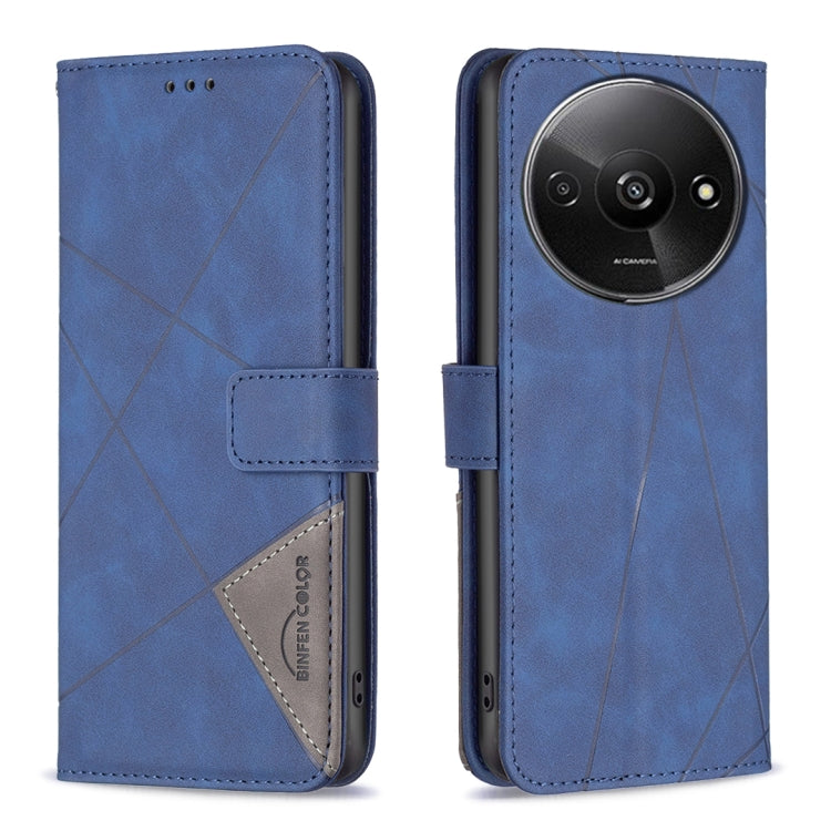 Magnetic Buckle Rhombus Texture Leather Phone Case, For Xiaomi Poco M6 4G / Redmi 13 4G, For Xiaomi Redmi Note 13 Pro 4G Global, For Xiaomi Poco M6 Pro 4G, For Xiaomi Redmi A3, For Xiaomi Redmi Note 13 4G Global, For Xiaomi Redmi K70E                  ...