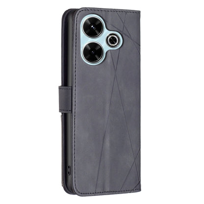 Magnetic Buckle Rhombus Texture Leather Phone Case, For Xiaomi Poco M6 4G / Redmi 13 4G, For Xiaomi Redmi Note 13 Pro 4G Global, For Xiaomi Poco M6 Pro 4G, For Xiaomi Redmi A3, For Xiaomi Redmi Note 13 4G Global, For Xiaomi Redmi K70E                  ...