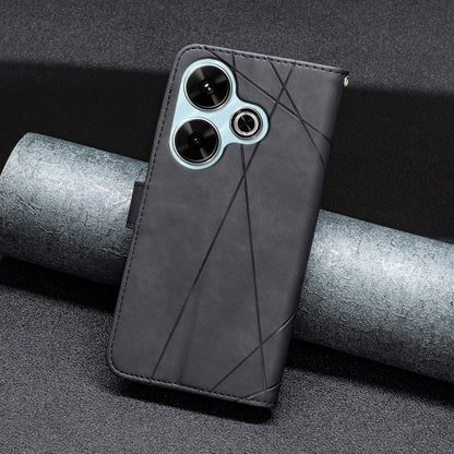Magnetic Buckle Rhombus Texture Leather Phone Case, For Xiaomi Poco M6 4G / Redmi 13 4G, For Xiaomi Redmi Note 13 Pro 4G Global, For Xiaomi Poco M6 Pro 4G, For Xiaomi Redmi A3, For Xiaomi Redmi Note 13 4G Global, For Xiaomi Redmi K70E                  ...