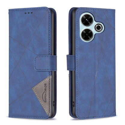 Magnetic Buckle Rhombus Texture Leather Phone Case, For Xiaomi Poco M6 4G / Redmi 13 4G, For Xiaomi Redmi Note 13 Pro 4G Global, For Xiaomi Poco M6 Pro 4G, For Xiaomi Redmi A3, For Xiaomi Redmi Note 13 4G Global, For Xiaomi Redmi K70E                  ...